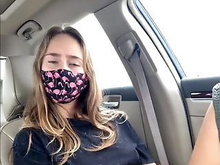free video gallery masked-girl-playing-with-her-pussy-in-car-hd-porn